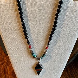 Castle Gap Black Onyx Necklace